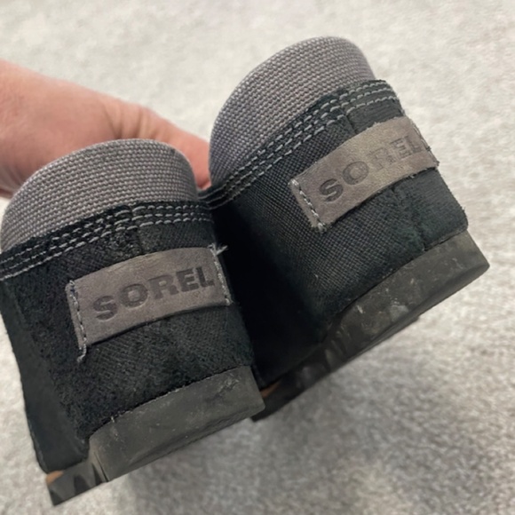 Sorel Wedge Sandal Black 8 - Picture 3 of 6